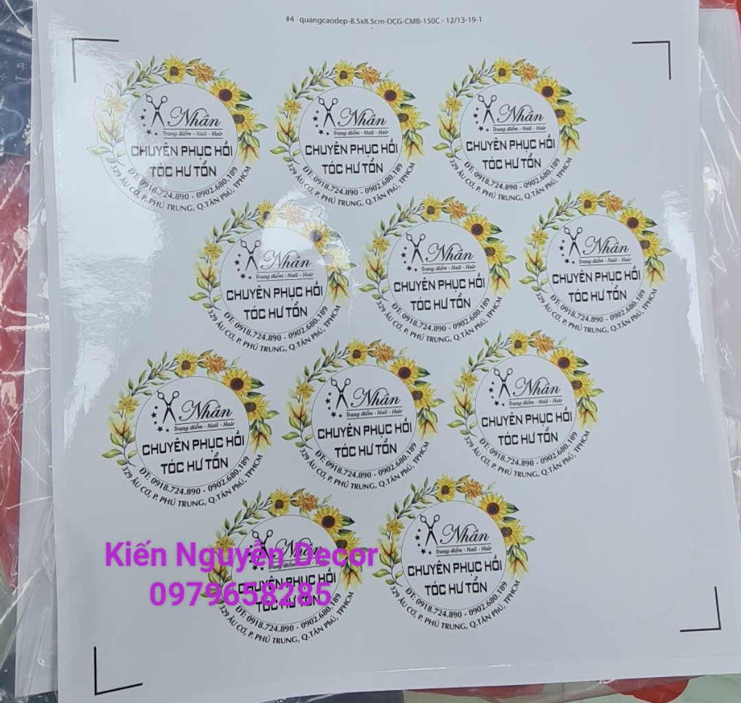In decal Tem Bế